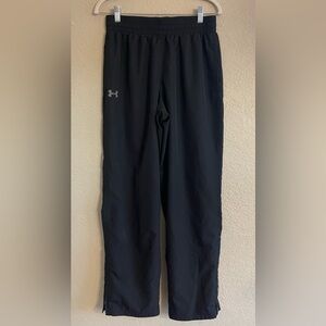 Men’s Black Under Armour Track Pants Small